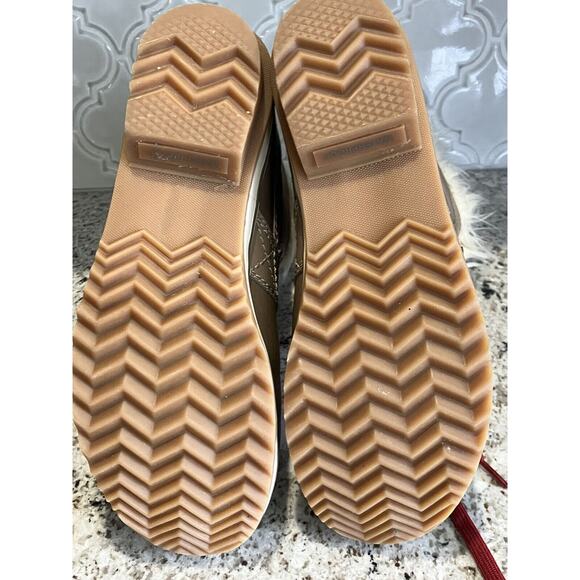 Sorel Tofino II Boots Women’s 6 Taupe Waterproof Winter Faux Fur Cuff - Picture 8 of 10